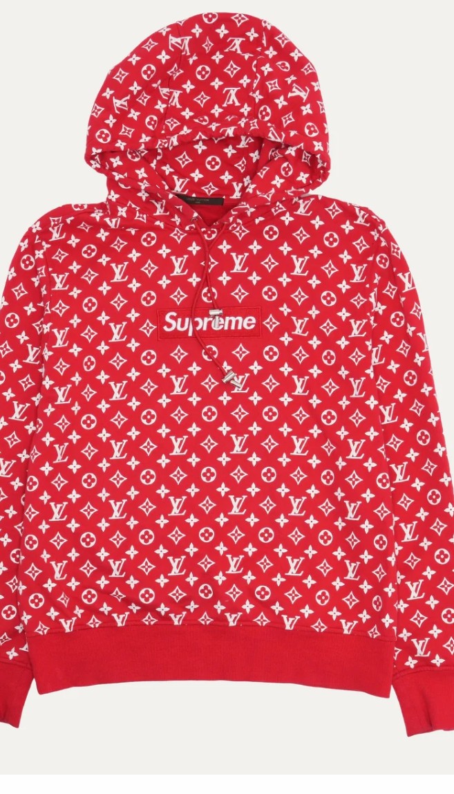 Supreme x Louis Vuitton box logo hoodie