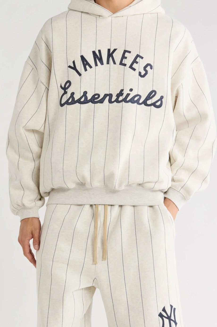 Yankees Essentials pinstripe hoodie